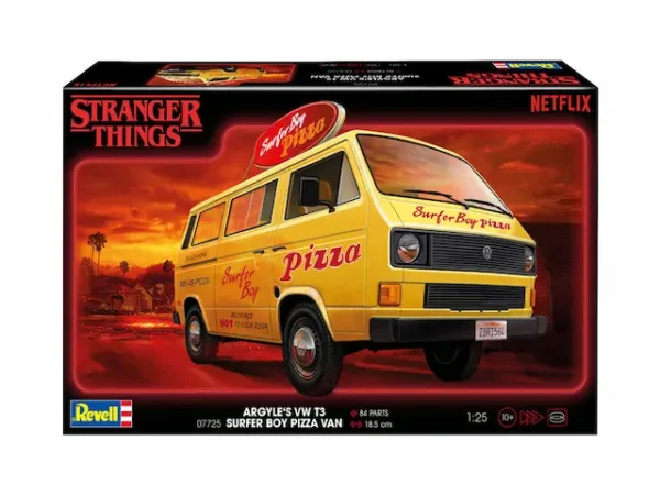 Revell Surfer Boy VW Pizza Van T3 Stranger Things 1/25 Scale 07725