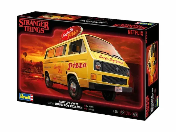 Revell Surfer Boy VW Pizza Van T3 Stranger Things 1/25 Scale 07725