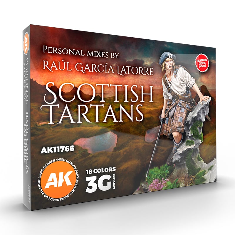 AK Interactive Set Scottish Tartans