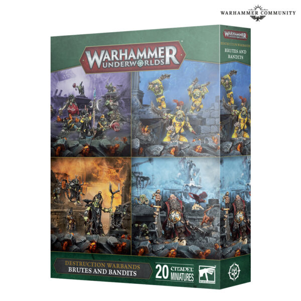 Warhammer Underworlds Destruction Warbands Brutes and Bandits 34-007