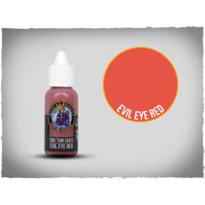 Two Thin Coats Evil Eye Red Paint 10066