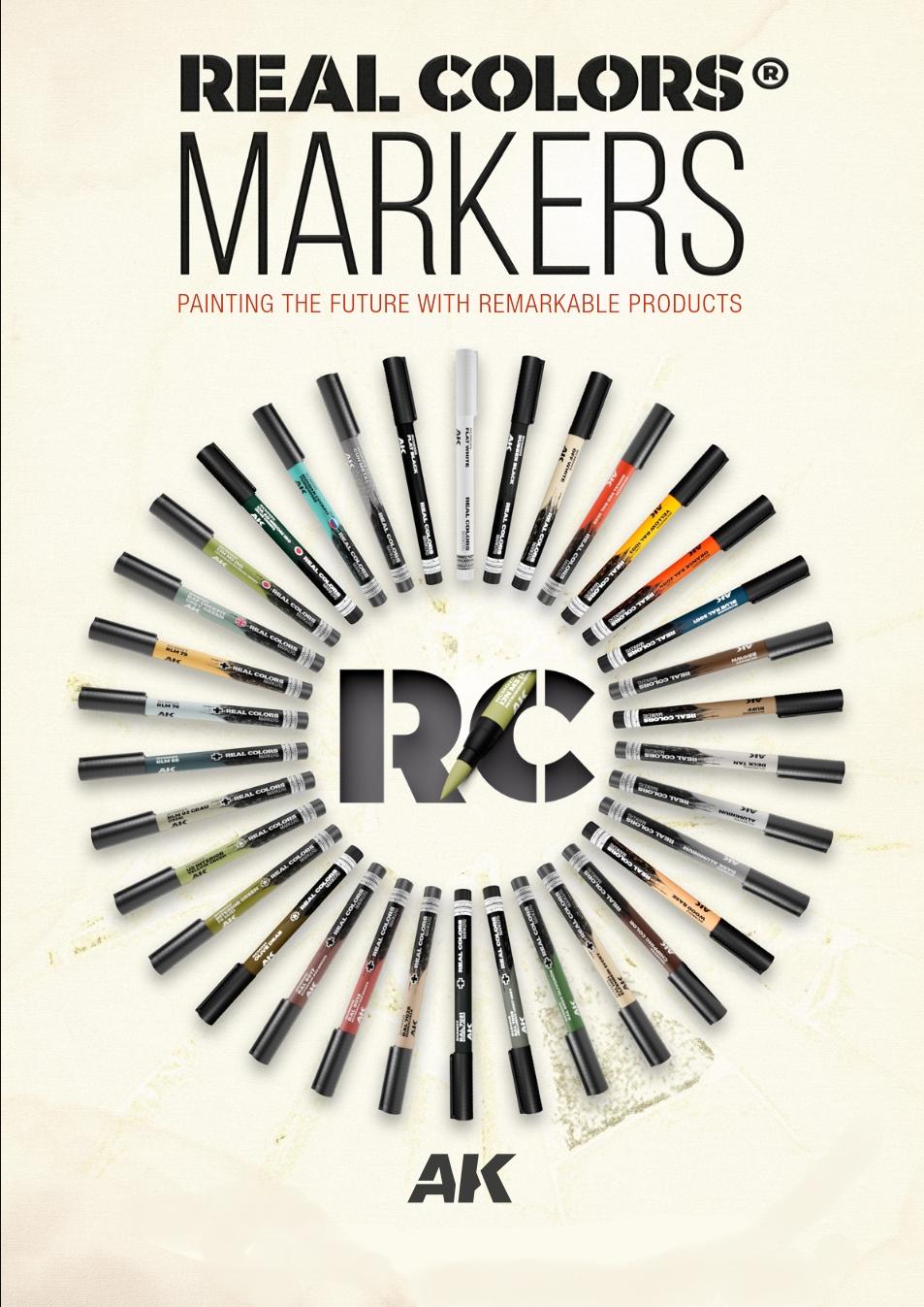 AK REAL COLORS MARKERS