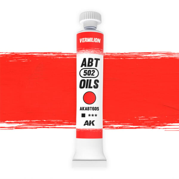 Abteilung 502 Vermilion Oil Paint AKABT605