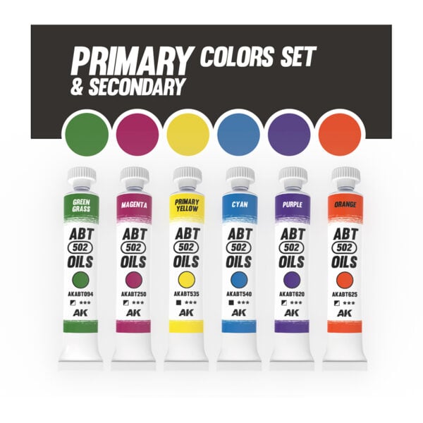 Abteilung 502 Primary and Secondary Colors Paint Set AKABT309