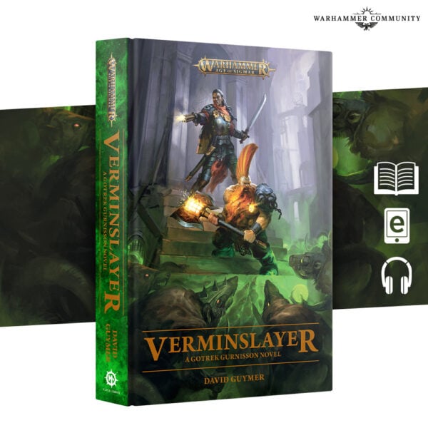 Black Library Warhammer Age of Sigmar Verminslayer by Gotrek Gurnisson Hardback BL3177