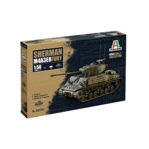 Italeri Sherman M4A3E8 Fury Tank Warlord Games 1/56 Scale 25772