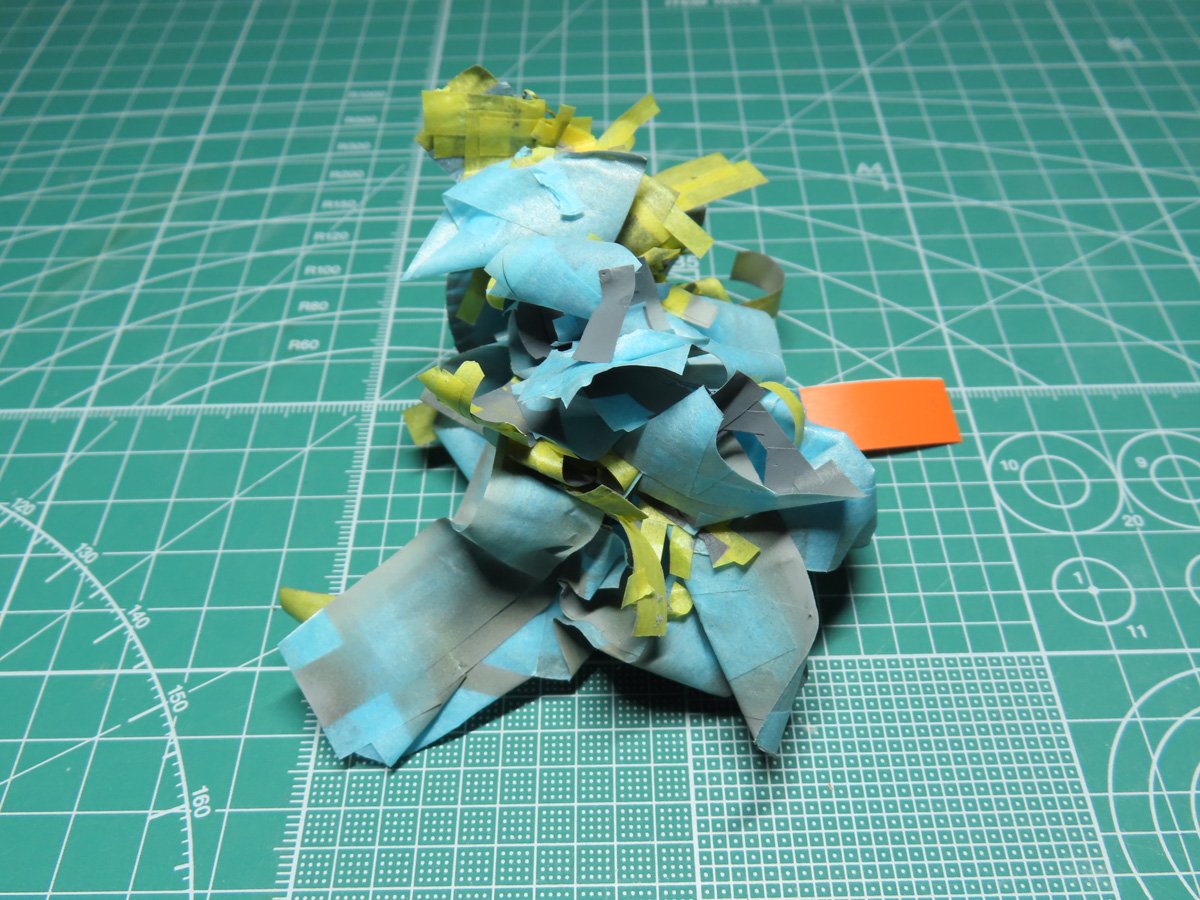 Used Tape Pile