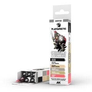 AK Interactive Playmarkers Set Pack of 6 Skeletons and Zombies Playmarker Set M102