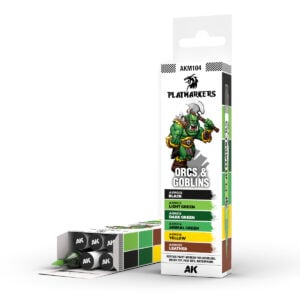 AK Interactive Playmarkers Set Pack of 6 Orcs and Goblins Playmarker Set M104