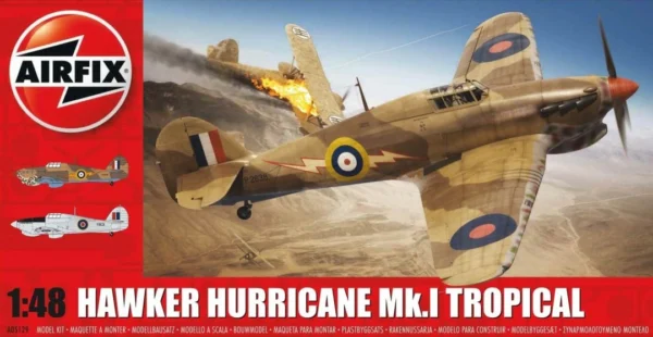 Airfix Hawker Hurricane Mk.I Tropical 1/48 Scale A05129