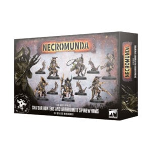 Necromunda Ash Waste Nomads Sha'dar Hunters and Anthromite Spinewyrms 301-56 Box